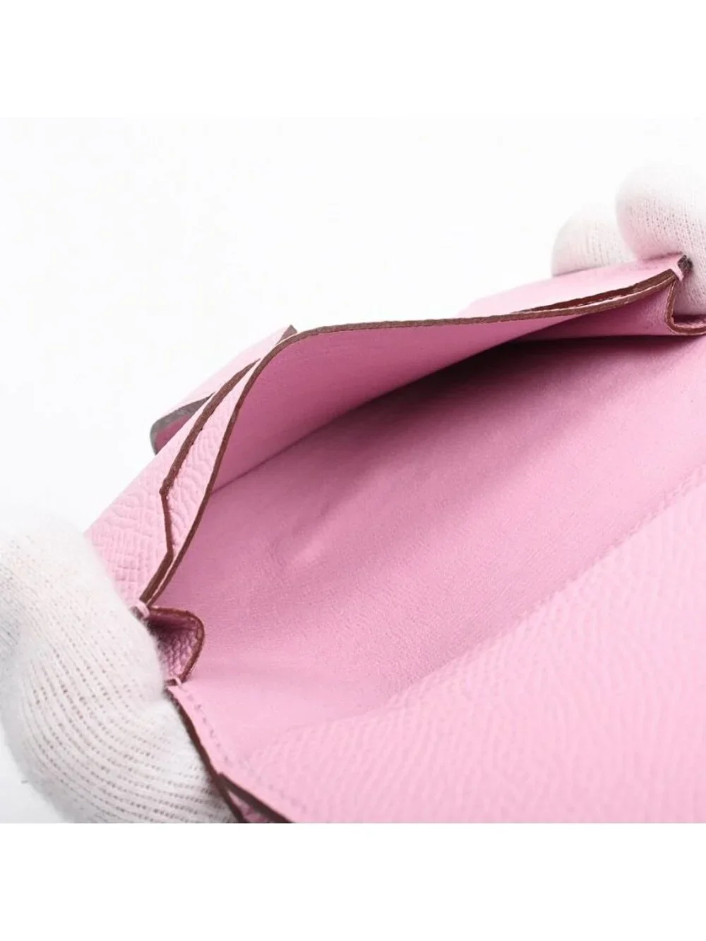 Hermes Card Case Card Holders Purple